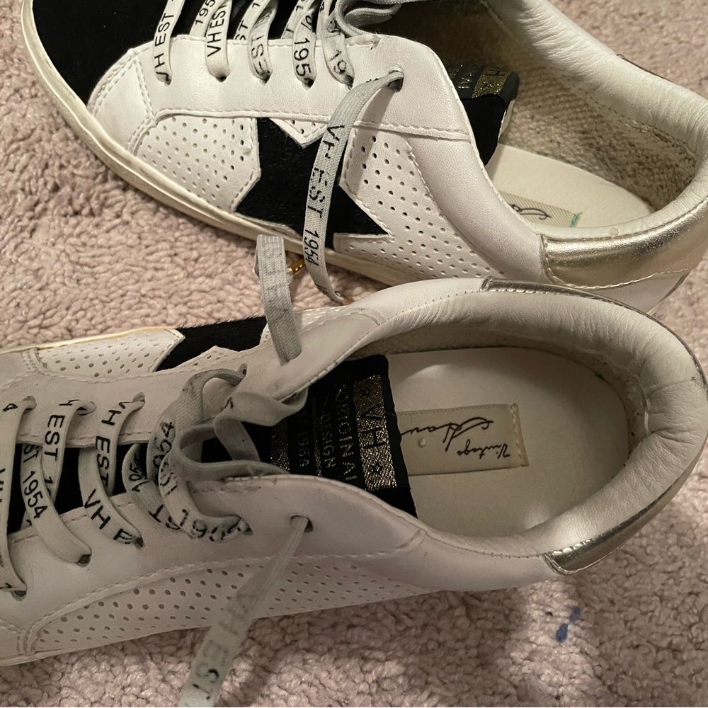 Gadol Perforated Leather Vintage Havana sneakers - Size 7